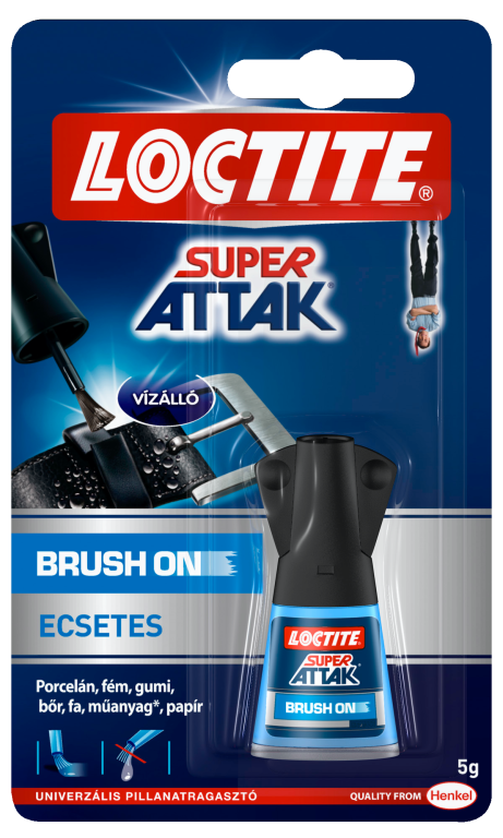 Pillanatragasztó HENKEL Loctite Super Bond 5g ecsetes kép