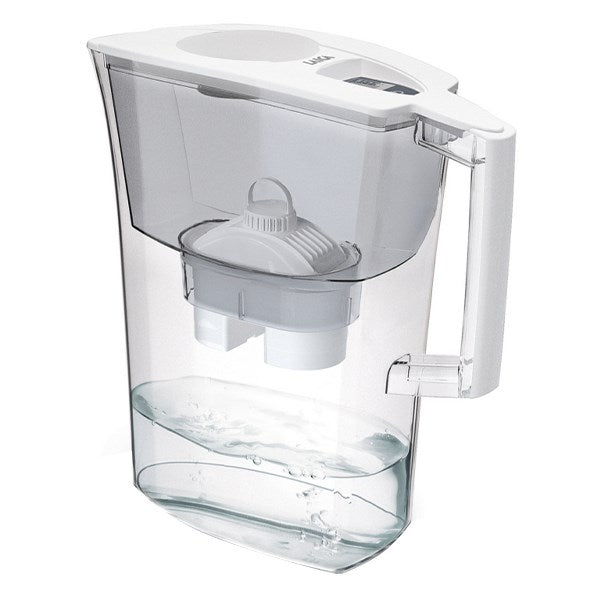 Vízszűrő kancsó LAICA Prime Line Elegance Ivory fehér elektronikus kijelzővel kép