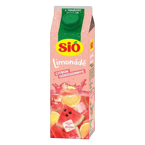Gyümölcslé SIÓ Limonádé Citrom-görögdinnye 6% 1L kép