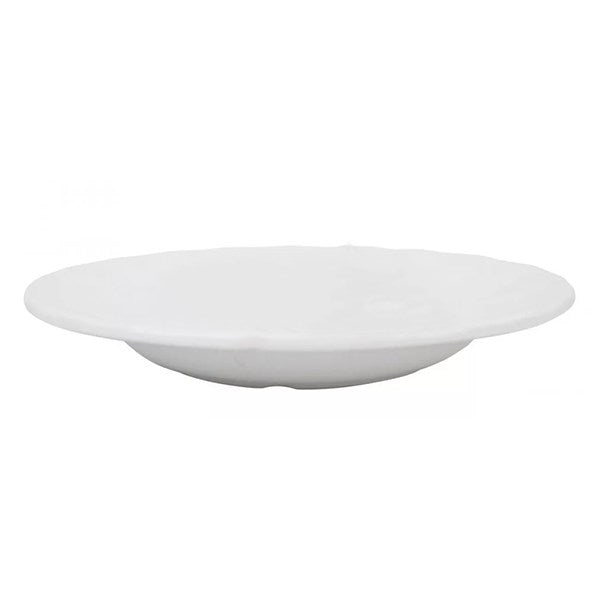 Mélytányér törhetetlen műanyag fehér kép