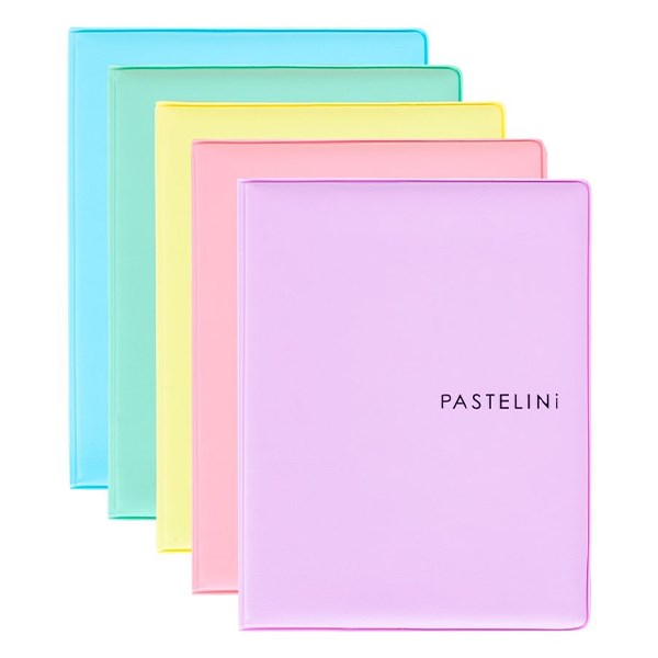 Okmánytartó PASTELINI álló 15 lapos vegyes színekben kép