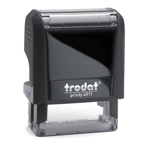 Bélyegző TRODAT 4911 fekete ház+ fekete párna FIZETVE kép