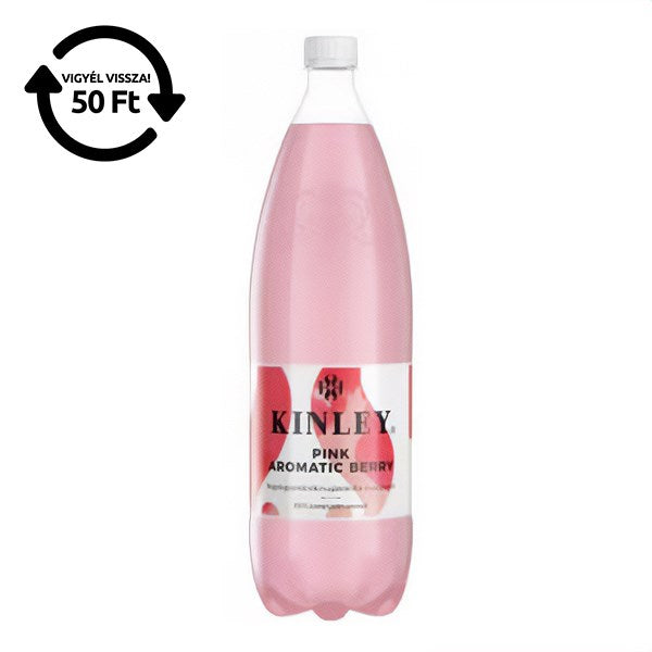 Üdítőital szénsavas KINLEY Pink Berry 1,5L DRS kép