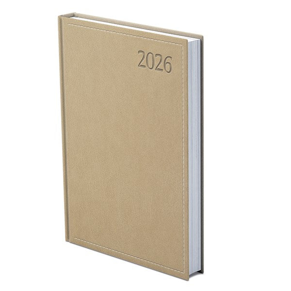 Határidőnapló TOPTIMER Traditional T022 B/6 napi fehér lapos bézs 2026. kép