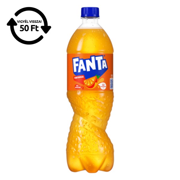 Üdítőital szénsavas FANTA Narancs 1L DRS kép