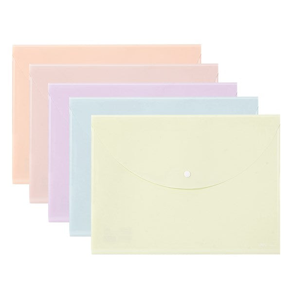 Irattasak DELI Colorful A/4 PP patentos vegyes pasztell színekben kép