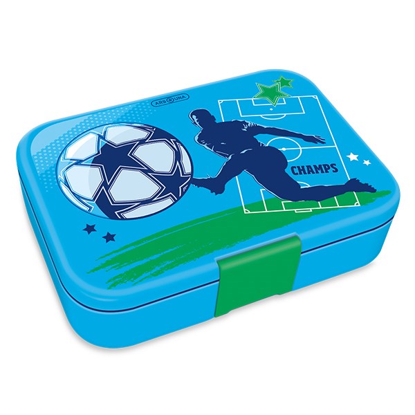 Uzsonnás doboz ARS UNA Champs osztott műanyag 216x153x52 mm kép