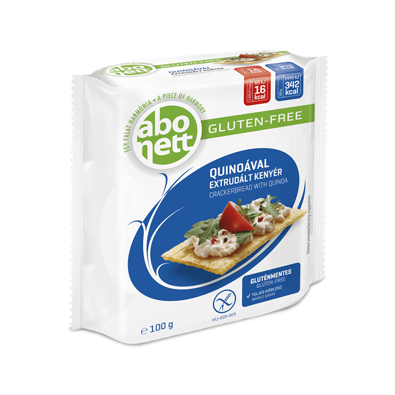 Extrudált kenyér ABONETT gluténmentes quinoával 100 g kép