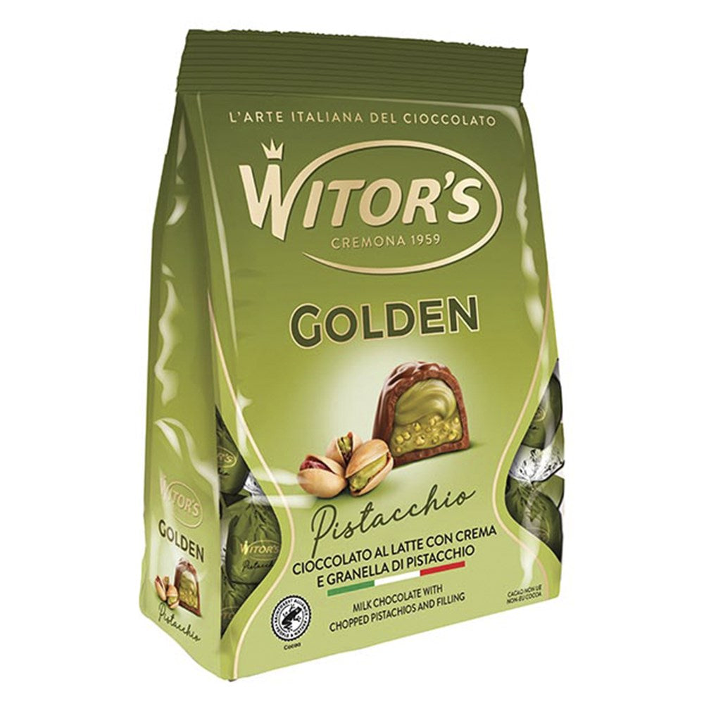 Csokoládé WITOR S golden pisztációs praliné tejcsokoládé válogatás 200 g kép
