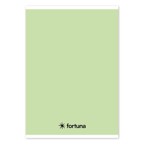 Füzet vonalas FORTUNA Monocolor A/5 32 lapos pasztell zöld kép