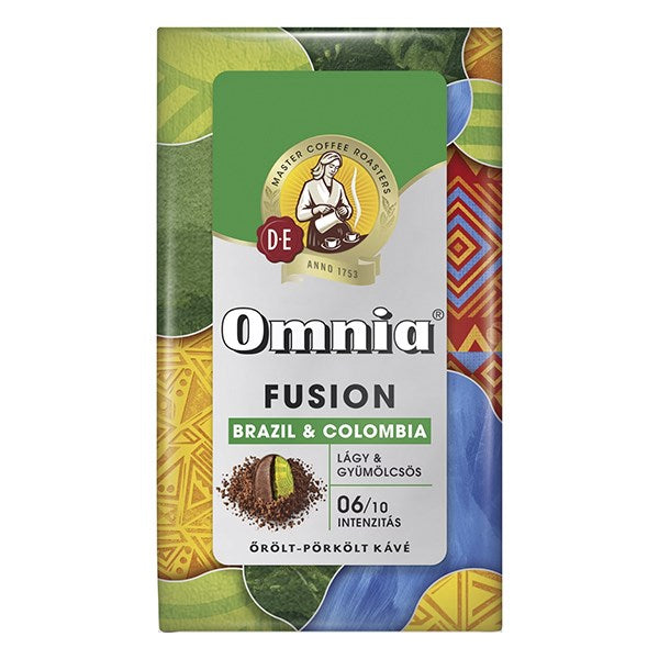 Kávé őrölt DOUWE EGBERTS Omnia Fusion Brazil&Colombia 225 g kép