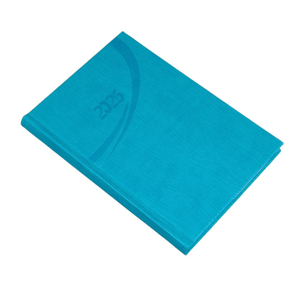 Határidőnapló REALSYSTEM Fashion A/5 heti fehér lapos türkiz 2026. kép