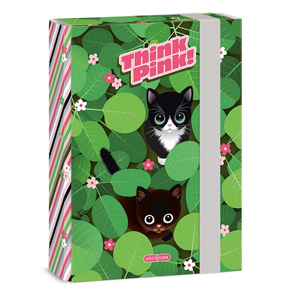 Füzetbox ARS UNA A/5 Think Pink kép