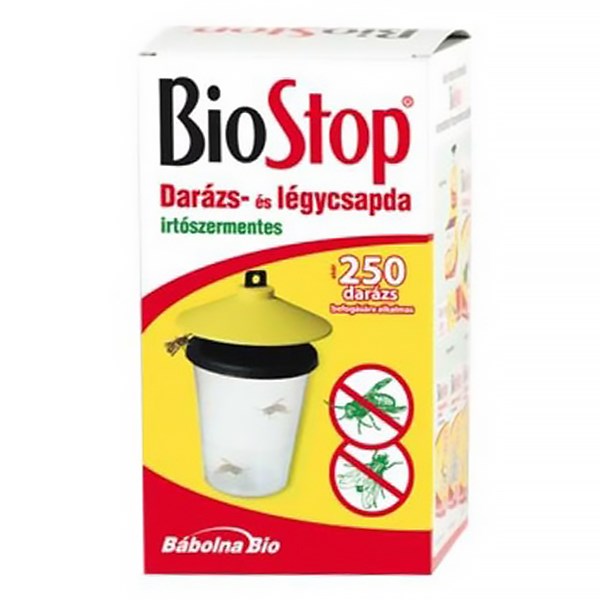 Rovarírtó darázs- és légycsapda BIOSTOP irtószermentes kép