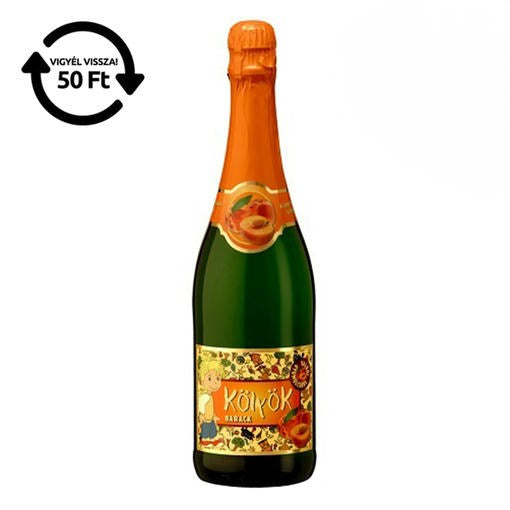 Kölyök pezsgő TÖRLEY őszi barack 0,75 L DRS kép