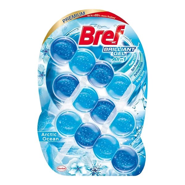 Toalett illatosító golyó BREF Brilliant Gel Arctic Ocean 3x42 g kép