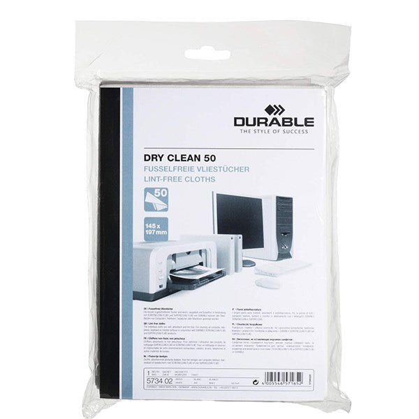 Tisztítókendő DURABLE képernyőhöz és műanyaghoz 50 darabos kép