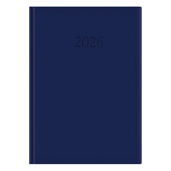 Határidőnapló TOPTIMER Wide W024 A/4 napi fehér lapos kék 2026. kép