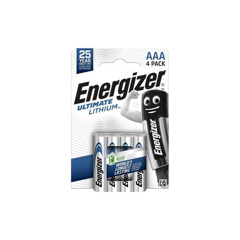 Elem AAA mikro LR03 Ultimate Lítium 4 db/csomag, Energizer kép