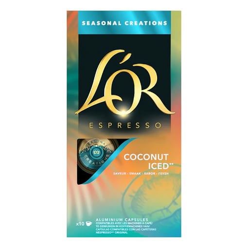 Kávékapszula L`OR Coconut iced Nespresso kompatibilis 10 kapszula/doboz kép