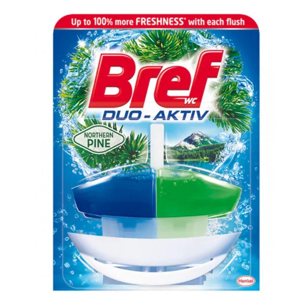 WC illatosító gél 50 ml + kosár Bref Duo Aktive Pine kép