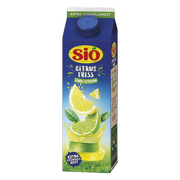 Gyümölcslé SIÓ Citrus Friss lime-citrom 12%-os 1L kép