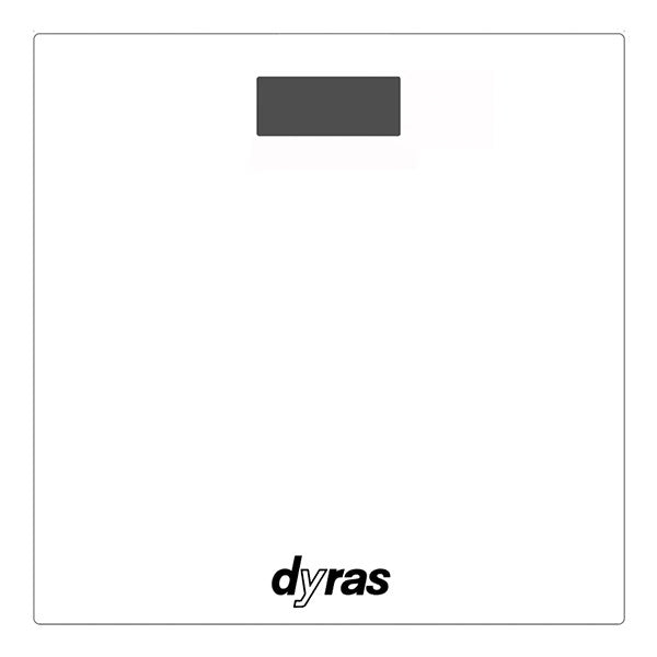 Személymérleg DYRAS PS-2013WH LCD üveg fehér kép
