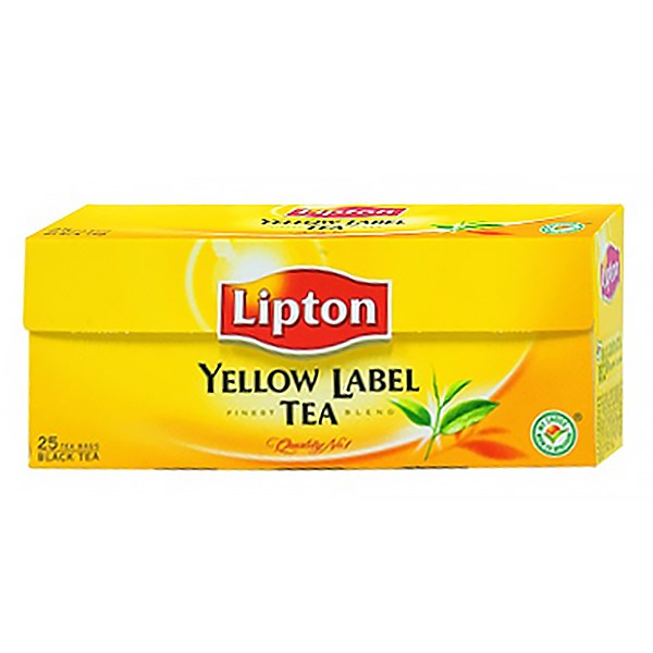 Fekete tea LIPTON Yellow Label 25x2 g kép
