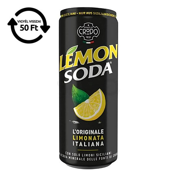 Üdítőital szénsavas LEMON SODA citrom 0,33 L DRS kép