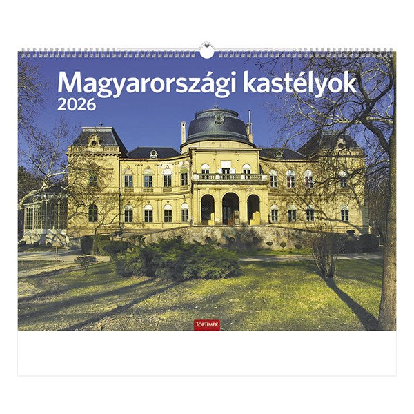 Falinaptár TOPTIMER T093 420x310mm fekvő Magyarországi kastélyok 2026. kép