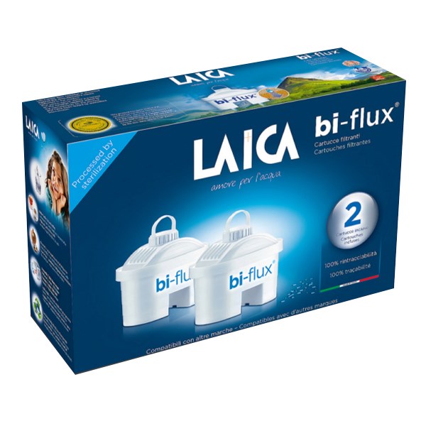 Vízszűrő betét LAICA Bi-flux univerzális vízszűrőbetét - 2 db / csomag kép