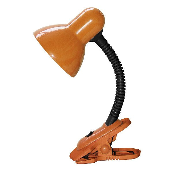 Asztali lámpa RÁBALUX Dennis halogén E27 40W fém narancssárga kép