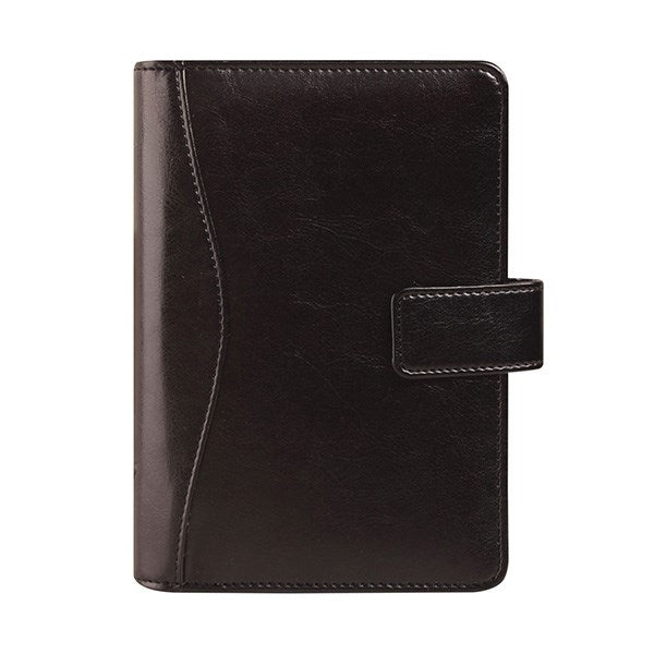 Gyűrűs kalendárium SATURNUS L231 sárga lapos fekete műbőr 2026. kép