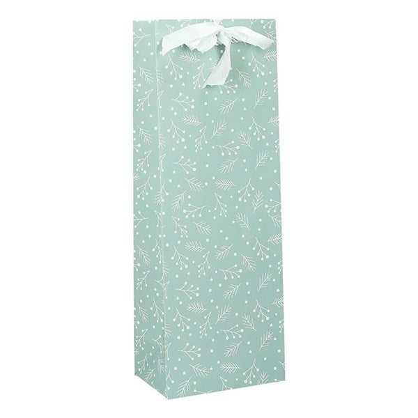 Italtasak CREATIVE Deluxe Plus 13x36x9 cm fagyöngy matt világoszöld sodort füles masnival kép