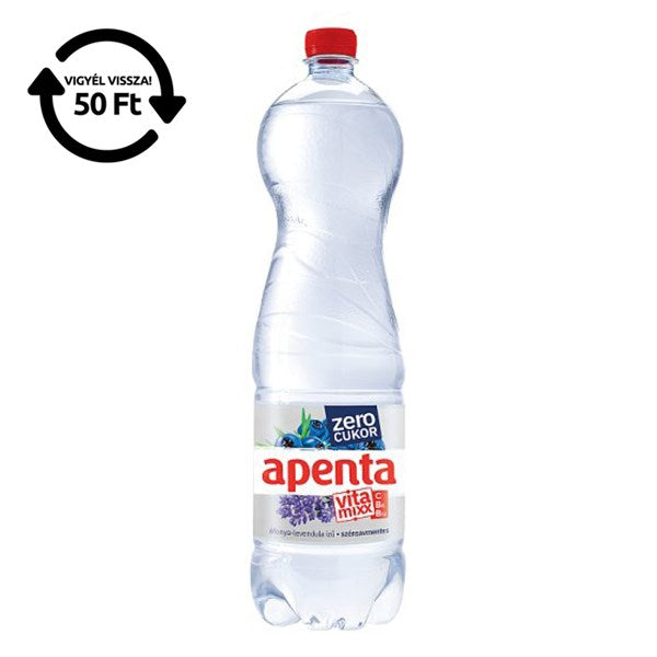 Ásványvíz szénsavmentes APENTA Vitamixxx áfonya-levendula zero 1,5L DRS kép