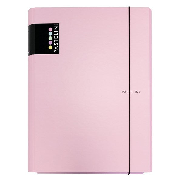 Füzetbox PASTELINI A/4 műanyag rózsaszín kép