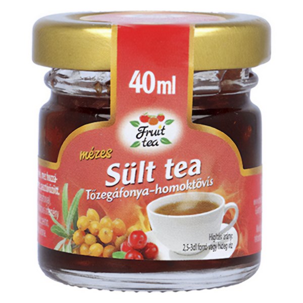 Sült tea FRUIT TEA tőzegáfonya-homoktövis 40 ml kép