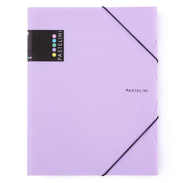 Gumis mappa PASTELINI PP A/4 lila kép