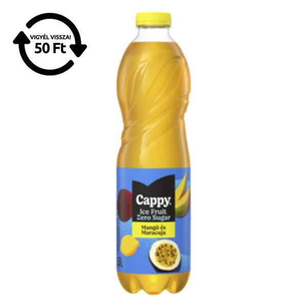 Üdítőital szénsavmentes CAPPY Ice Fruit Zero Mango-maracuja 1,5L DRS kép
