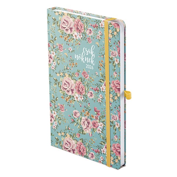 Határidőnapló TOPTIMER "Csak nőknek" N018 A/5 heti fehér lapos Romantik 2026. kép