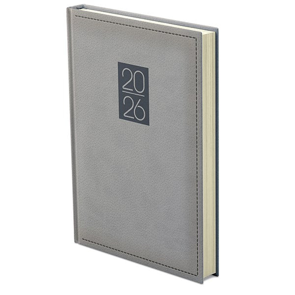 Határidőnapló TOPTIMER Classic C021 A/5 napi sárga lapos szürke 2026. kép