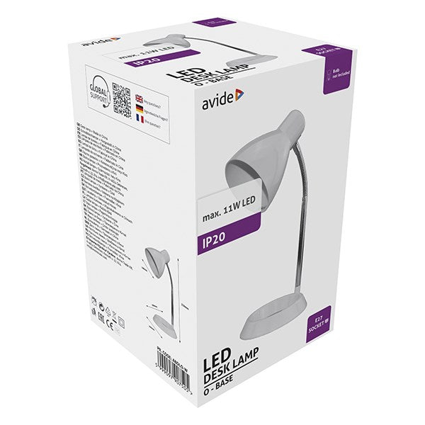 Asztali lámpa AVIDE Basic 11W fehér kép