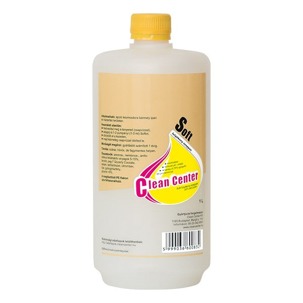 Folyékony szappan utántöltő CLEAN CENTER Kliniko-soft fertőtlenítő hatású 1L kép