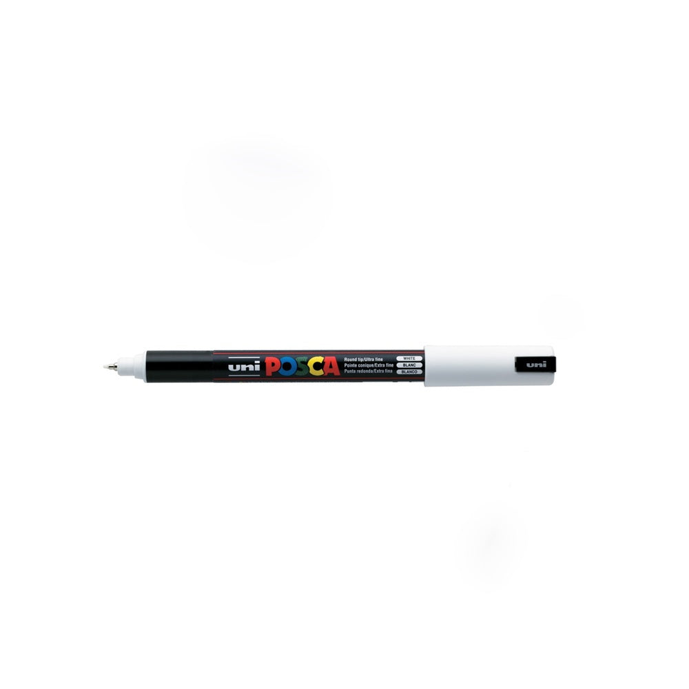 Dekormarker 0,7mm, Uni Posca PC-1MR fehér kép