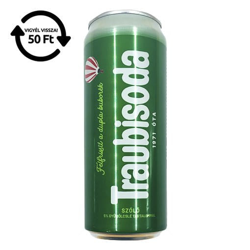 Üdítőital szénsavas TRAUBISODA szőlő dobozos 0,33L DRS kép