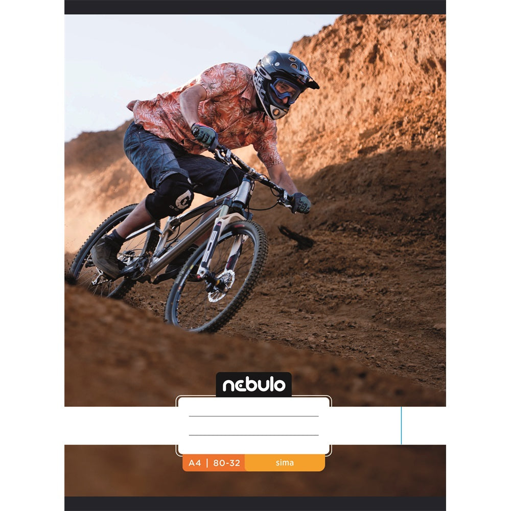 Füzet, A4, sima, 80-32, Xtreme minták, 12 db/csomag Nebulo kép