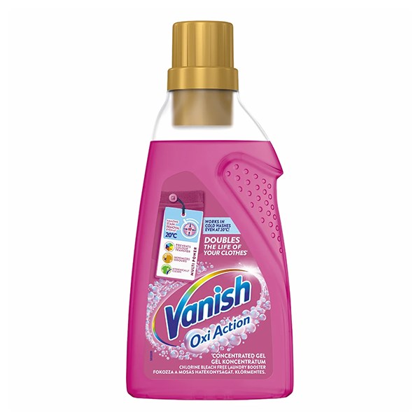 Folteltávolító gél VANISH Oxi Action pink 750ml kép