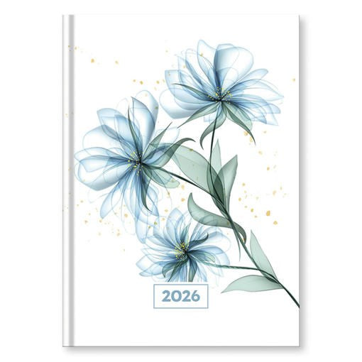 Határidőnapló VECTRALINE Mystic Blue secret A/5 heti fehér lapos 2026. kép