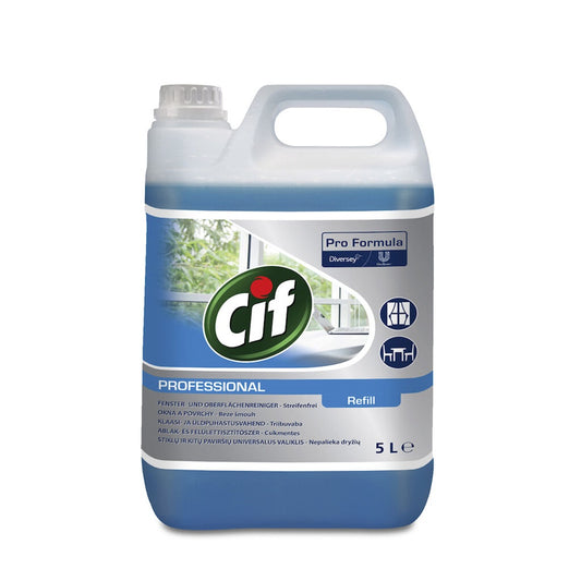 Ablak- és felülettisztító 5 liter Cif Pro Formula Glass & Multi Surface kép