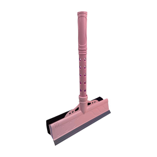 Ablaklehúzó műanyag gumibetétes szivaccsal 22 cm széles_KCS2277R rózsaszín kép